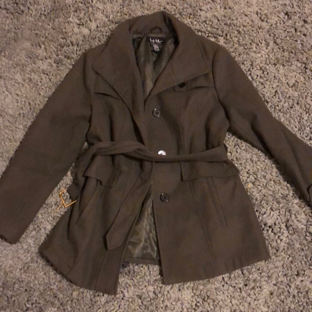 Grey Pea Coat